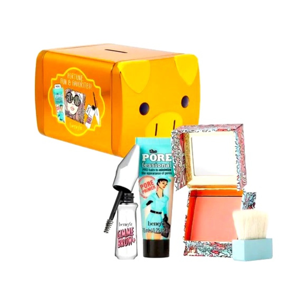 Benefit Fortune Fun & Favorites Gift Set & Piggy Bank